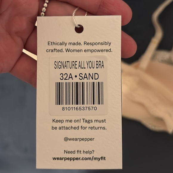 Pepper Signature All You Bra NWT - Picture 3 of 3
